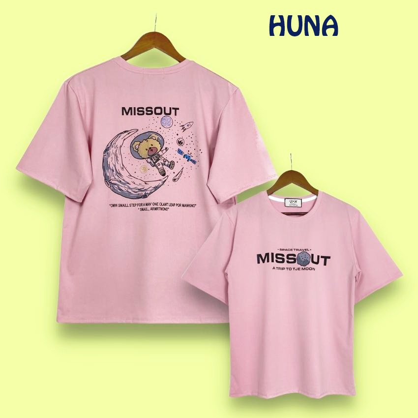 Áo Phông From Rộng HUNA Áo Phông UNISEX nam nữ AT01 kiểu dáng trẻ trung năng động cá tính COTTON chất mát thấm hút Phông | BigBuy360 - bigbuy360.vn