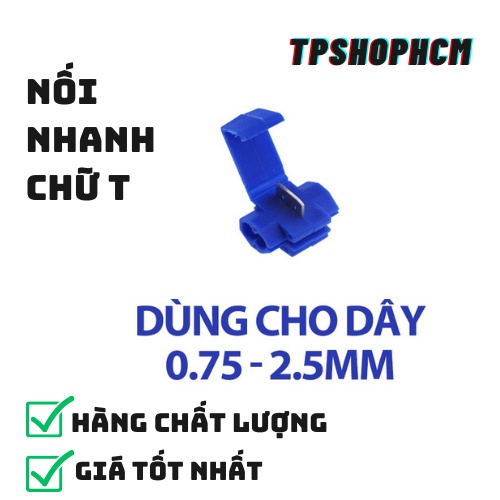 Cút Nối Dây Điện Nhanh chữ T phân nhánh chuyên dụng phù hợp dây 0.75-2.5mm hàng chất lượng giá tốt