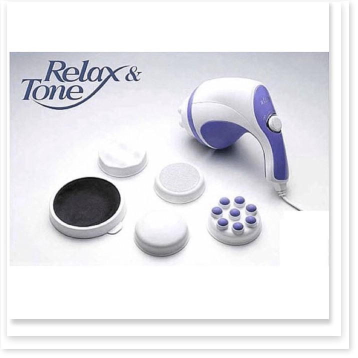 [SALE 10%] Máy masage toàn thân cầm tay Relax & Tone 5 đầu, máy massage cơ thể