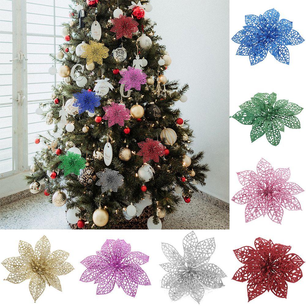 Set 10 Phụ Kiện Trang Trí Giáng Sinh Lấp Lánh