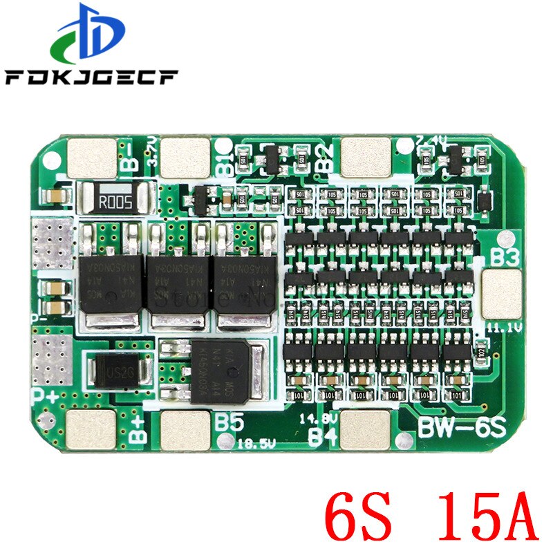 Bảng Mạch Bảo Vệ Pin Lithium 1s 2s 3s 4s 5s 6s 3a 15a 20a 30a Li-Ion Lithium 18650
