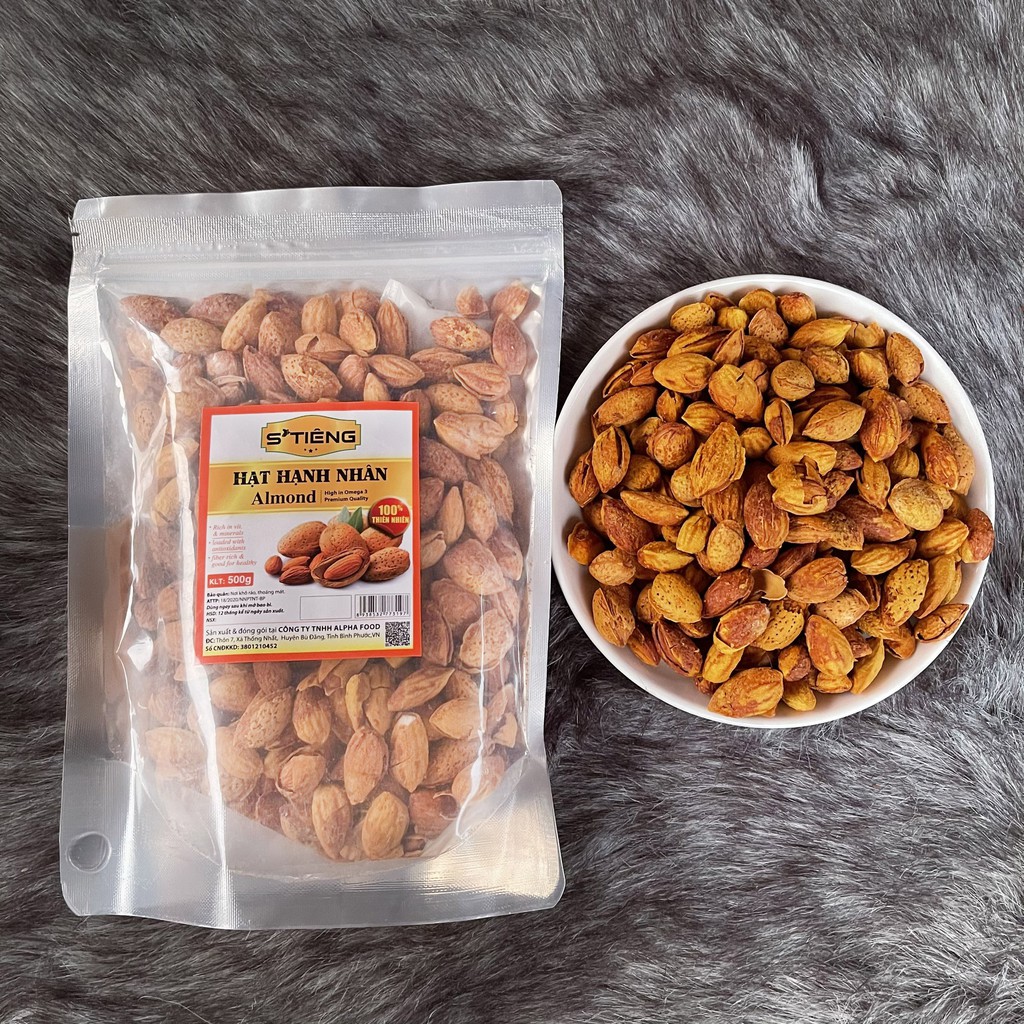 [Mã 156FMCGSALE hoàn 8% đơn 500K] 500Gr Hạnh Nhân Mỹ Rang Bơ Vỏ Mỏng | BigBuy360 - bigbuy360.vn