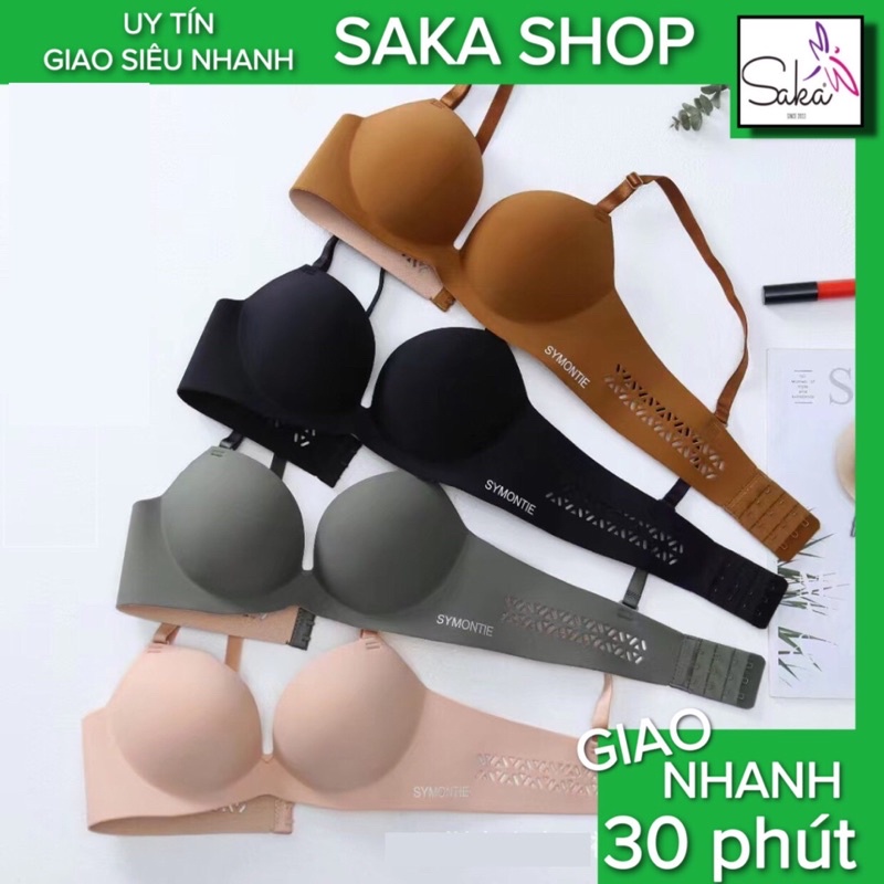 Áo lót nữ có gọng nâng tạo khe nâng dáng chất su S03