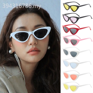 Mắt kính chống nắng tròng tam giác trong suốt nhiều màu tùy chọn phong cách cổ điển thời trang cho nam nữ