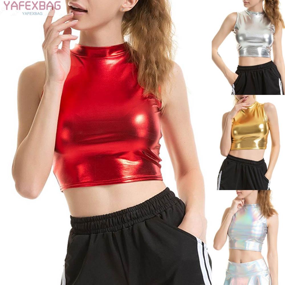 Blouse Bustier Vest Cool Style Crop Top Dance Club Performance Costume