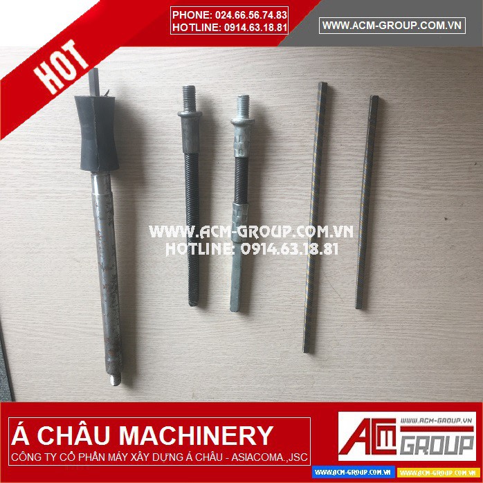 TY RUNG MÁY ĐẦM THƯỚC KHUNG SẮT ĐỎ