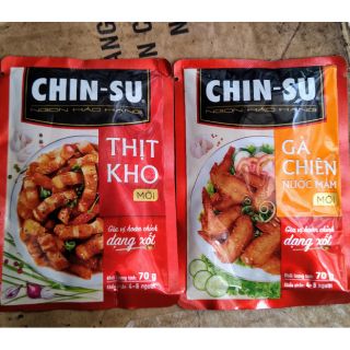 Sốt ướp thịt kho/gà chiên Chin-su 70g