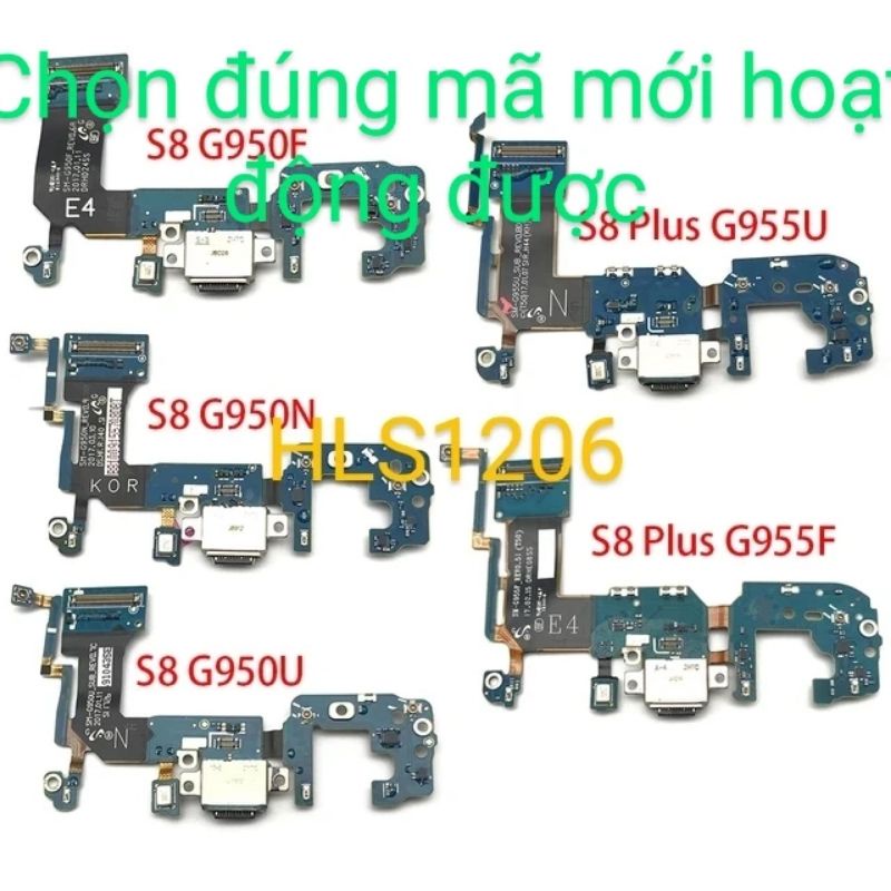 Cụm chân sạc samsung S8 Plus 950F G955F 955U 955N