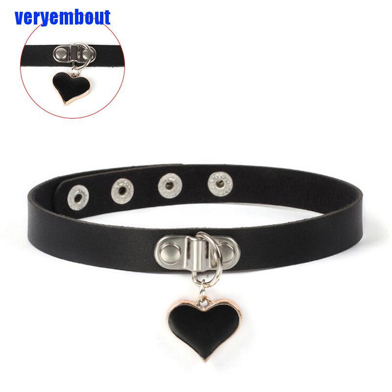 Vòng Cổ Choker Da PU Đính Gai Nhọn Phong Cách Gothic Punk
