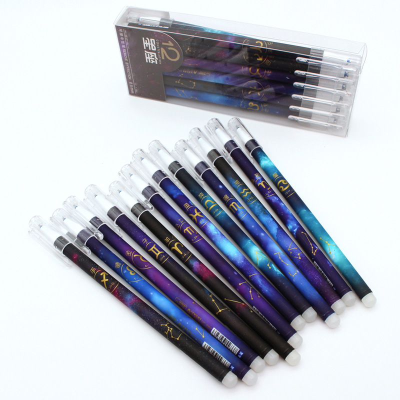 Set 12 bút mực gel ngòi 0.5 có thể xóa được