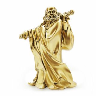 Tượng đá thờ cúng tổ sư đạt ma màu đồng