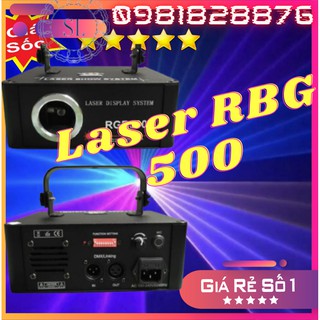 Đèn Laser RGB 500 Quét Tia Cho Phòng Bay Phòng Karaoke Đèn Sân Khấu
