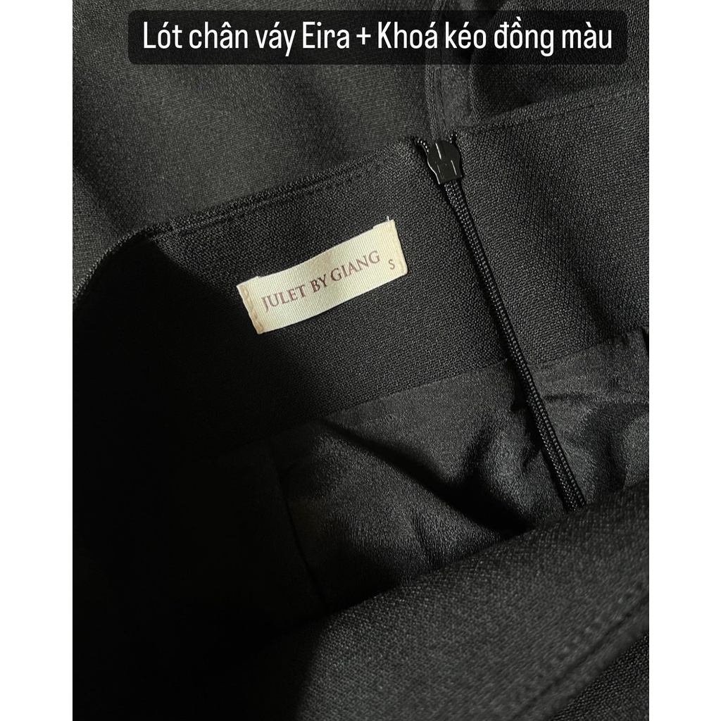 Chân váy Eira đen tiểu thư TÁCH LẺ SET- SIZE S/M/L- HÀNG CHÍNH HÃNG- JuletbyGiang