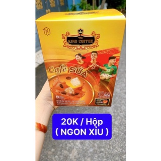 ( 20K / Hộp To ) ☕️☕️ 👑👑 Cà Phê Sữa King Coffee ( Siêu NGON )