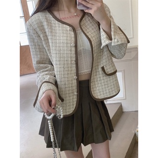 Áo Khoác Dạ Tweed Thời Trang Hàng Cao Cấp