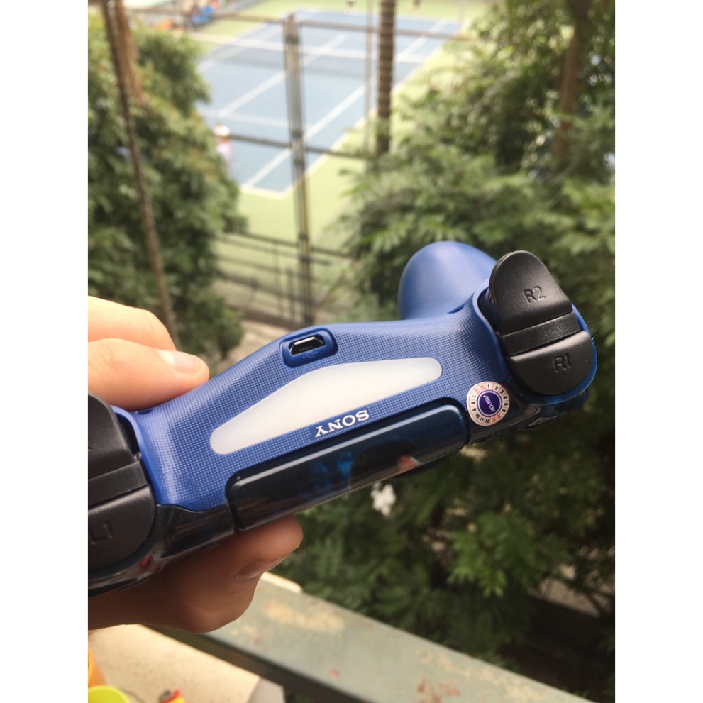 Tay cầm PS4 nâng cấp 2022 - dung lượng pin 800 mAh - kết nối bluetooth chơi game fifa online 4 - PES - FIFA