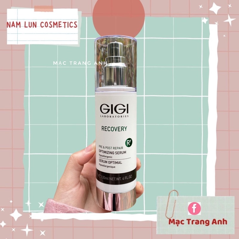 Serum phục hồi Gigi Recovery Optimizing phục hồi cho da nhiễm cort da sau treatment
