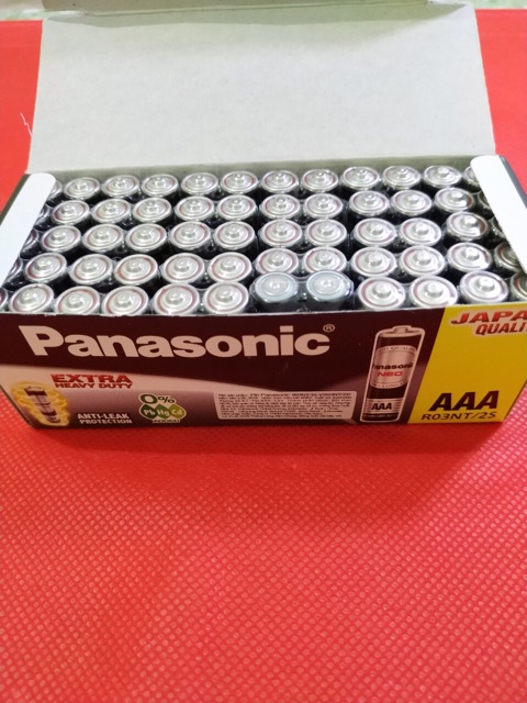 PIN 3A PANASONIC HÀNG CÔNG TY CHẤT LƯỢNG CAO CẤP HỘP 30cặp 60 viên