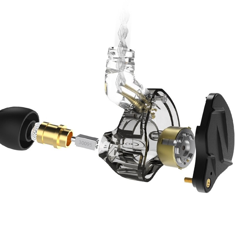 Tai nghe KZ ZSN Pro X - Hàng chính hãng | trang bị 2 driver 1DD 10MM + 1BA, Có Mic thoại, Âm thanh Hifi