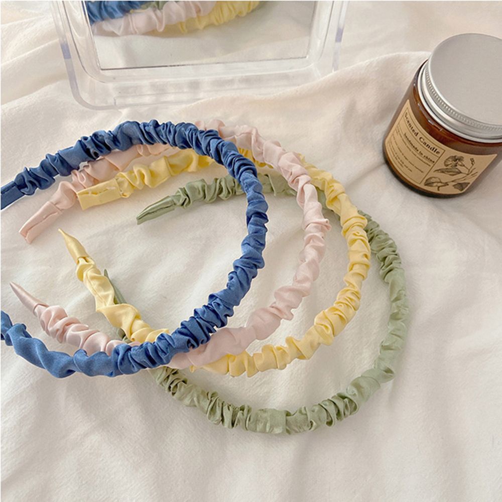 Băng đô lụa màu sắc ngọt ngào phong cách Hàn Quốc đơn giản dành cho nữ