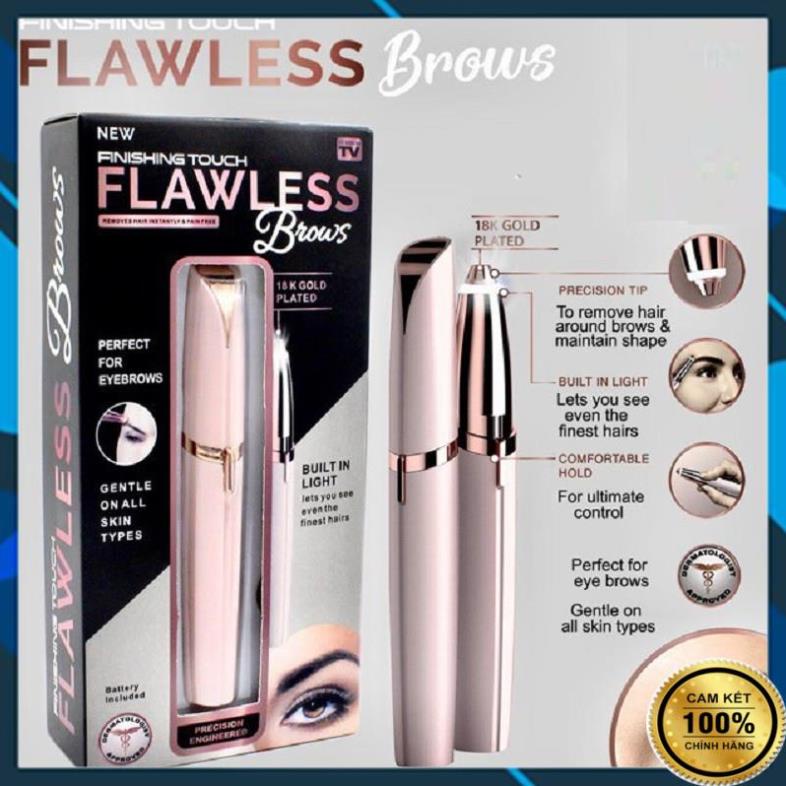 Máy Tỉa Cạo Lông Mày Bằng Điện Flawless Nhỏ Gọn, Bút Tỉa Lông Mày Cao Cấp, Máy Tỉa lông Thẩm Mỹ Cho Phái Đẹp