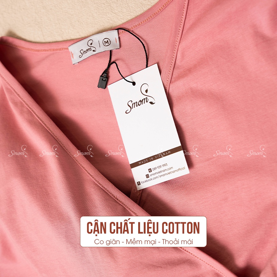 Đồ Bầu Sau Sinh 2022 Chất Liệu Cotton Co Giãn Thoải Mái SMOM Mã SM26