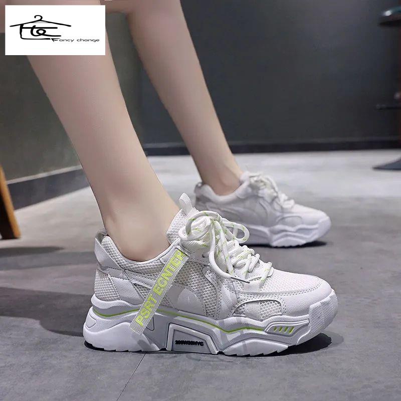 Giày Thể Thao Thời Trang Mùa Thu Phong Cách Hàn Quốc Cho Nữ