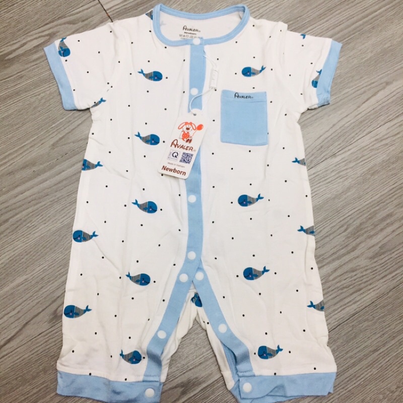 Body AVALER chính hãng cho bé vải sợi tre bamboo