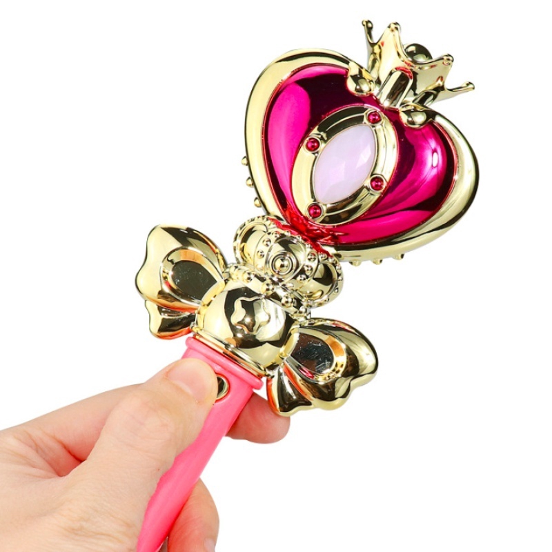 Sailor MOON Magic Wand Stick Rob Cosplay Nhiều Âm thanh & Đèn 19cm