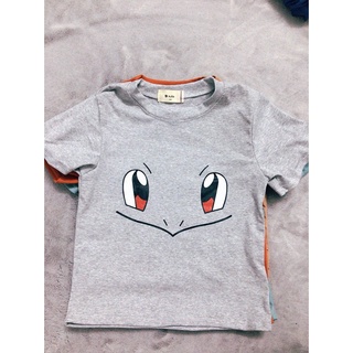 Áo croptop in hình 2 con mắt ( áo pikachu)