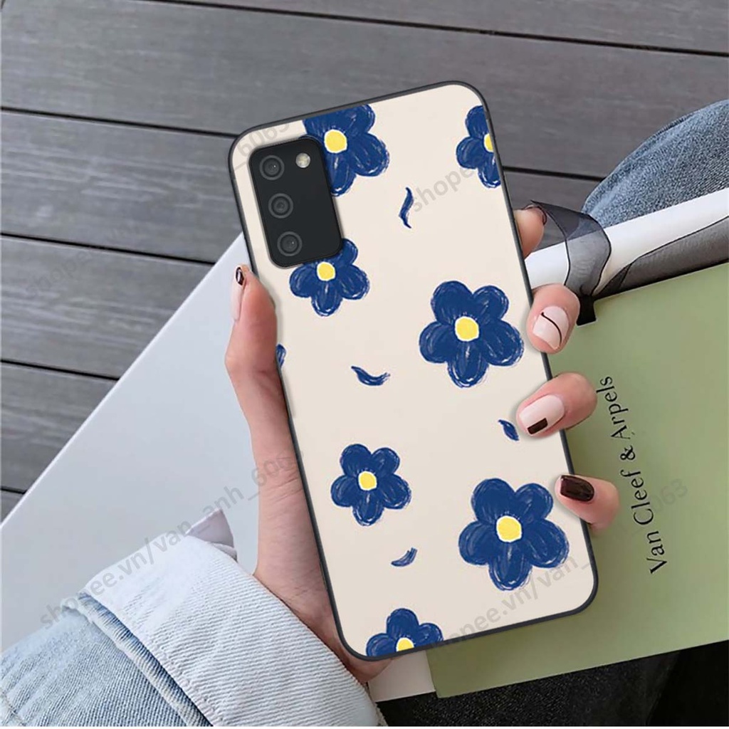 Ốp lưng Samsung A02s / A03s in hình hoa, gấu rich bear nghệ thuật, thời trang