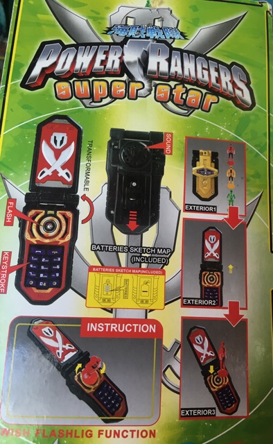 Đồ chơi điện thoại năm anh em siêu nhân - Supe best star