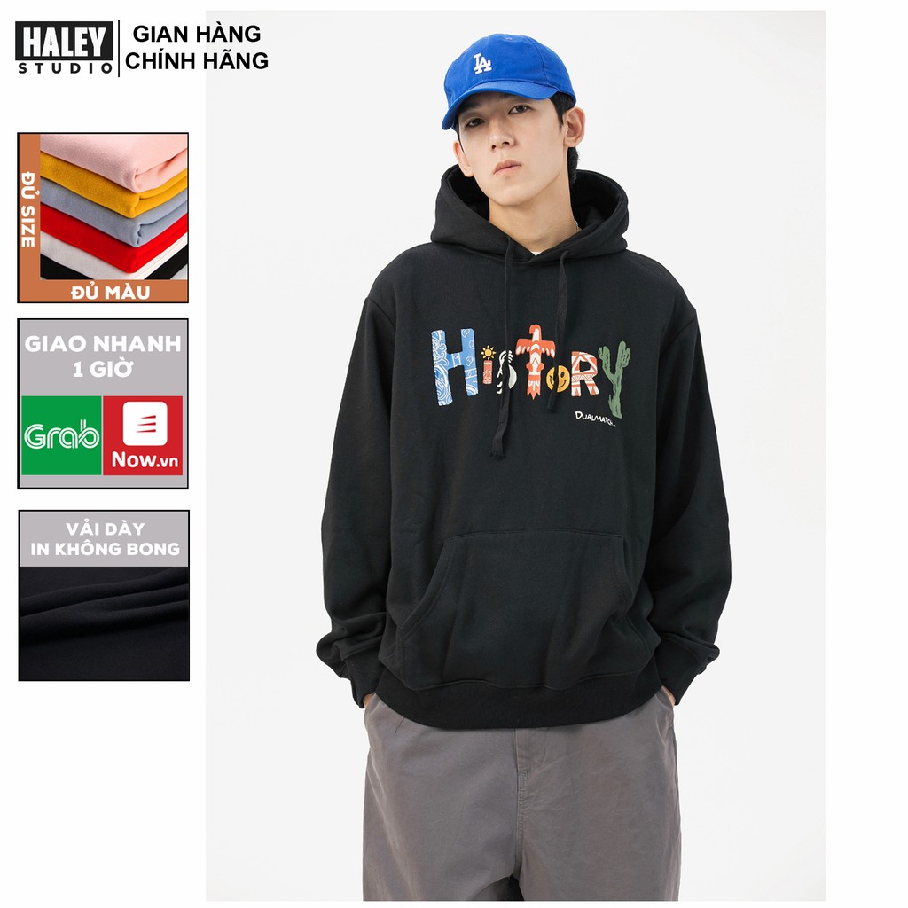 Áo Hoodie Nam Nữ unisex phong cách Hàn Quốc cá tính, Áo chất nỉ cá sấu mã HD037 - Tặng vòng tay xinh - HaleyStudio | BigBuy360 - bigbuy360.vn