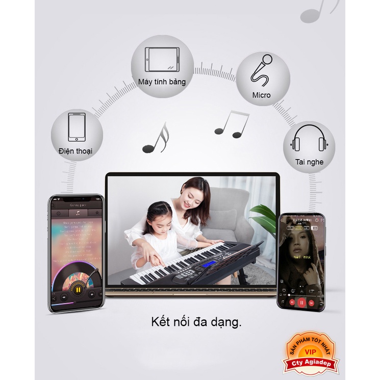 Đàn Organ 61 phím chuyên nghiệp cho bé học đàn - Hơn 100 bài nhạc mẫu