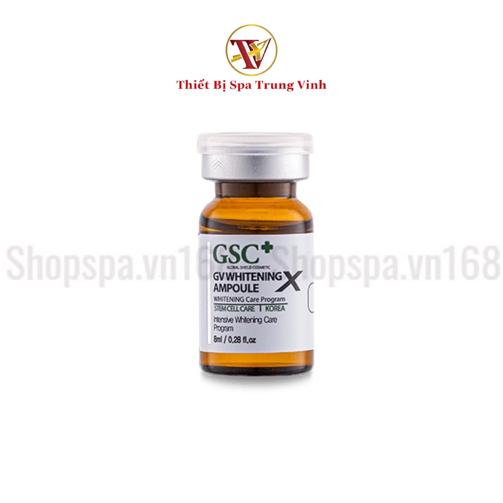 Tế Bào Gốc Xóa Mờ Nám, Trắng Da GSC GV Whitening Ampoule - 01 ỐNG X 8ML