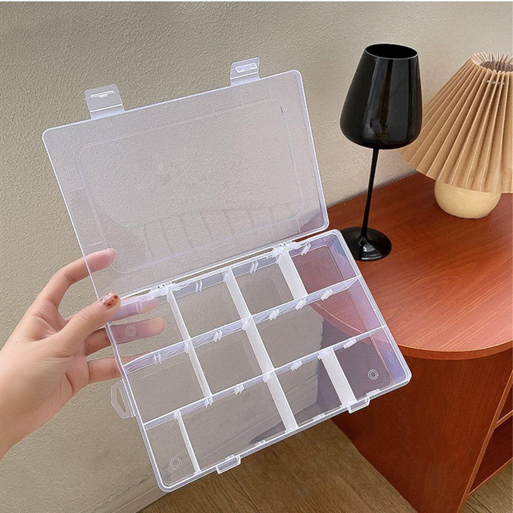 .Hộp Đựng Thuốc Mini Trong Suốt Có Thể Điều Chỉnh Kích Thước Tiện Dụng Ốp