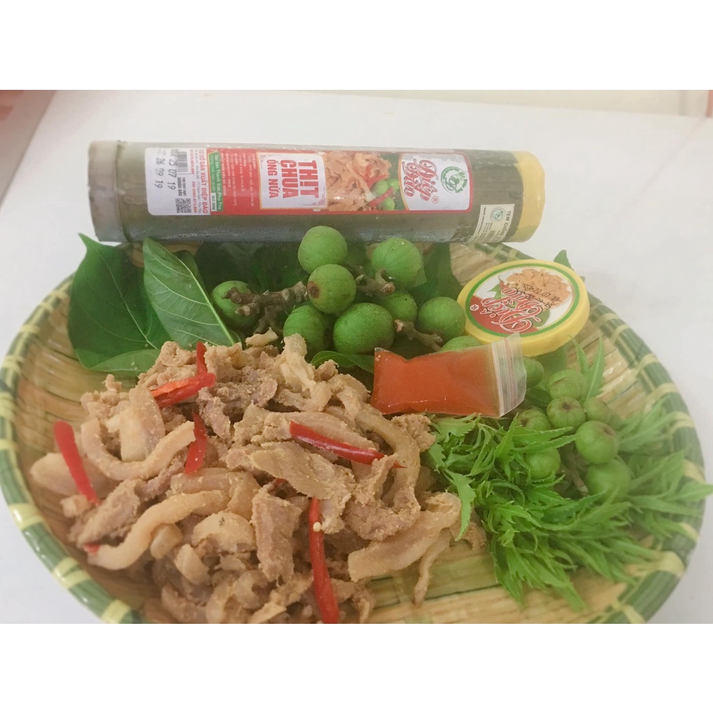 Thịt Chua Phú Thọ 🚀FREESHIP🚀combo 5 ống nứa_ Hãng Điệp Đào  Thịt chua thanh sơn phú thọ