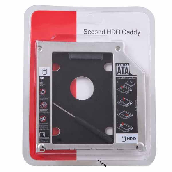 Khay Ổ Cứng Caddy Bay HDD SSD SATA 3 9.5mm/12.7mm - Giải Pháp Lắp Ổ Cứng Thứ 2 cho Laptop | BigBuy360 - bigbuy360.vn