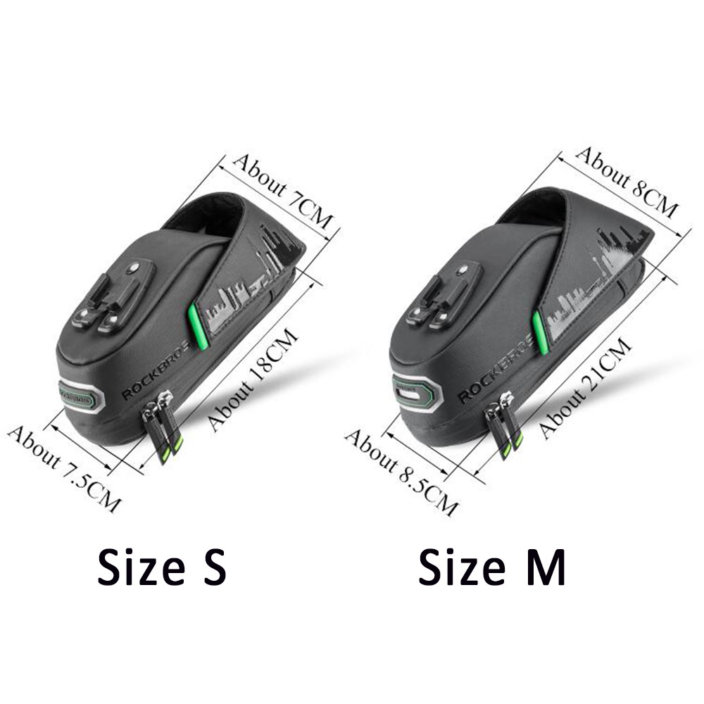 Rockbros Túi Đựng Đồ Dùng Chống Thấm Nước Gắn Yên Sau Xe Đạp Leo Núi Tiện Dụng
