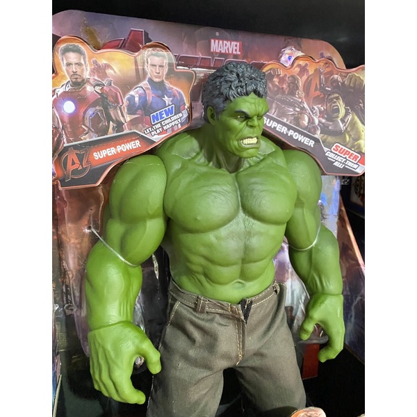 MÔ HÌNH ĐỒ CHƠI HULK CAO 50CM - NGƯỜI KHỔNG LỒ XANH CAO SU CAO CẤP CÓ NHẠC LOẠI ĐẸP