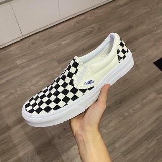 (ảnh thật shop chụp) giày v a n s slipon caro