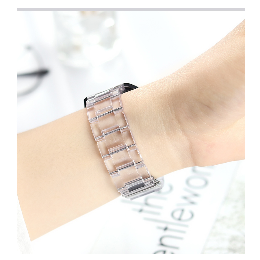 Dây Đeo Nhựa Trong Suốt Cho Đồng Hồ Thông Minh Samsung Galaxy Watch Active 2 For Galaxy Watch3 41mm/ Watch 42mm/Gear sport S4