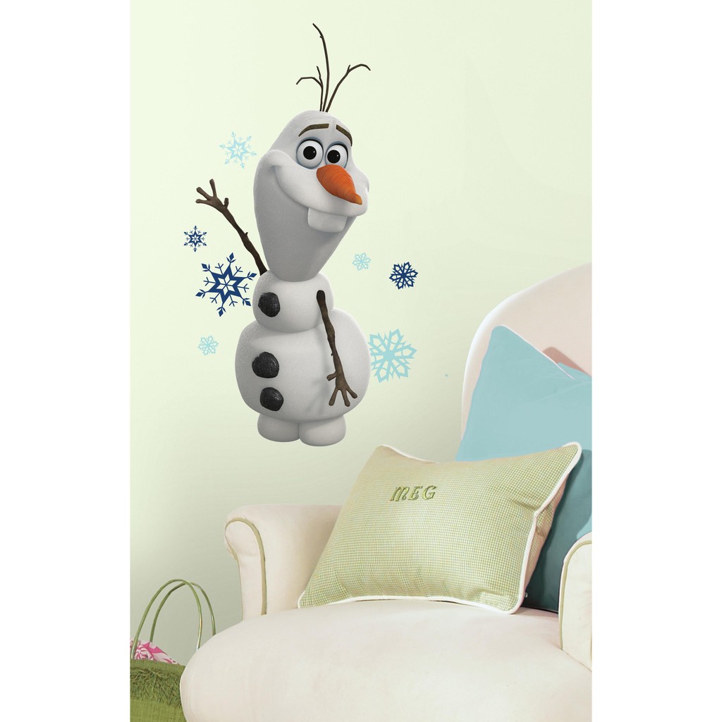 Disney Sticker Dán Tường Rmk2372Scs (C1) Hình Người Tuyết Olaf The Snow Man - Disney