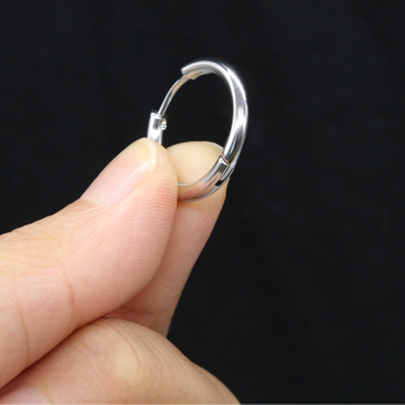 Bông Tai Tròn Bằng Bạc Thời Trang Dành Cho Nữ