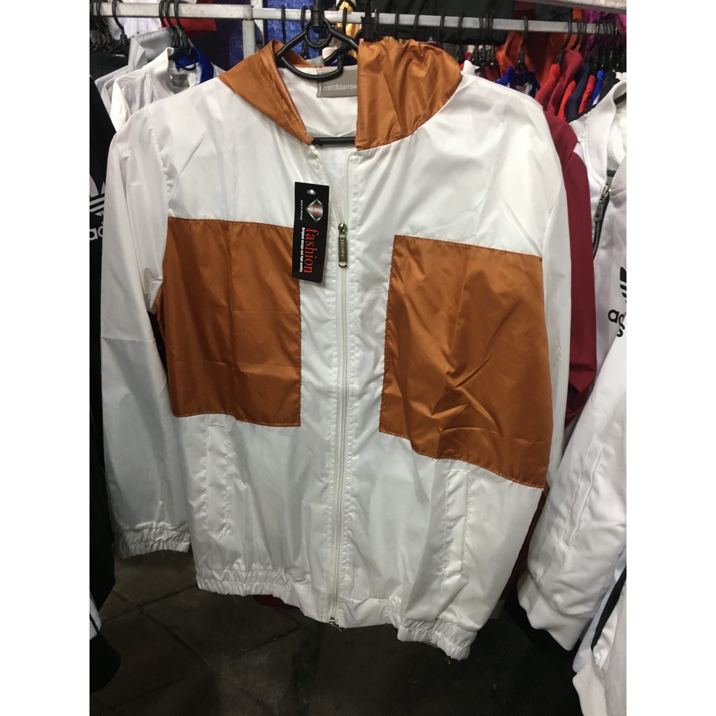 ÁO KHOÁC DÙ NÂU TRẮNG