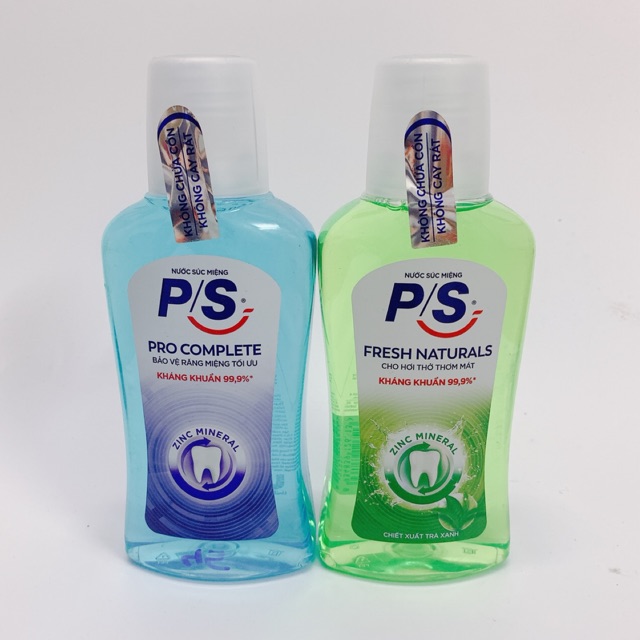 NƯỚC SÚC MIỆNG P/S KHÁNG KHUẨN CHAI 300ML