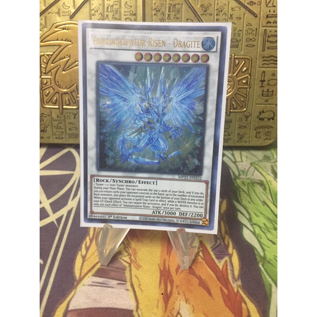 Thẻ Bài Yugioh | Adamancipator Risen - Dragite - MP21-EN232 - Ultra Rare 1st Edition