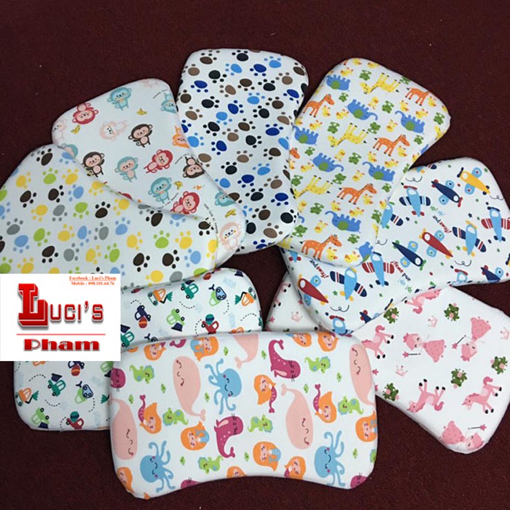 GỐI CAO SU NON MỀM MẠI THOẢI MÁI CHO BÉ