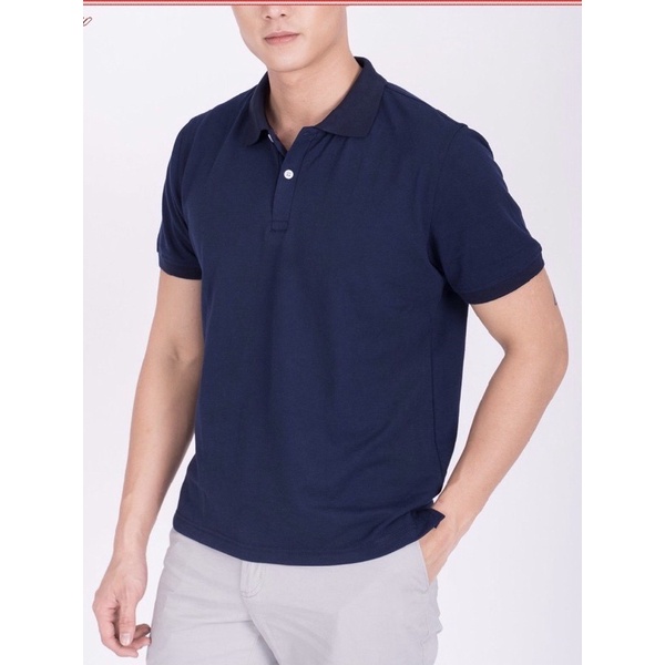 Áo Polo Nam Basis Nhiều Màu , Vải Cotton 4 Chiều dày dặn, có giãn thấm hút mồ hôi tốt
