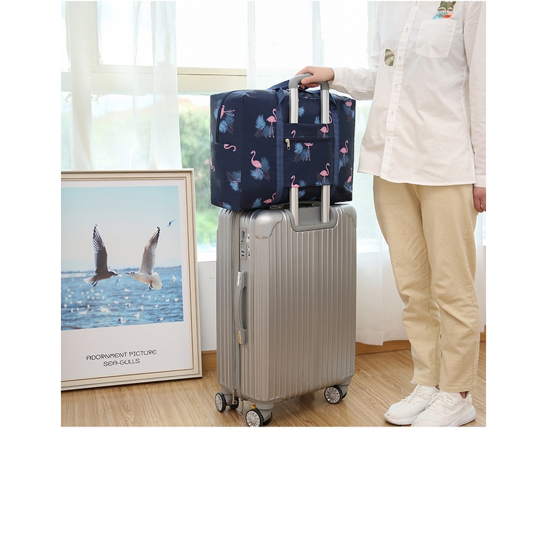 Túi Đựng Đồ Du Lịch Đa Năng Dung Tích Lớn, Đai Cài Vali Phía Sau, Tiện Lợi Khi Mang Theo